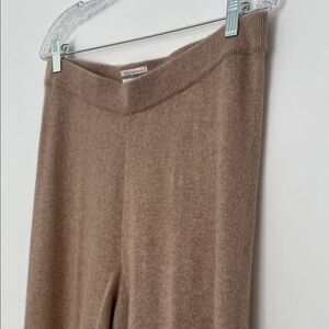 Part Two Copenhagen Camel 100% Cashmere Cozy Ribbed Waist Pull On Jogger XL